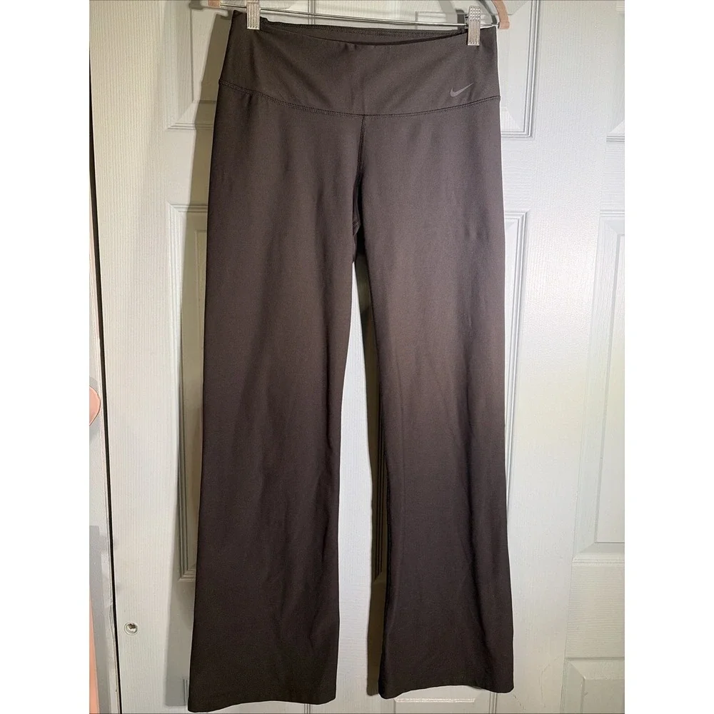 Nike Dri-fit Flare Black Yoga Pants/ Leggings Women's Sz Medium.